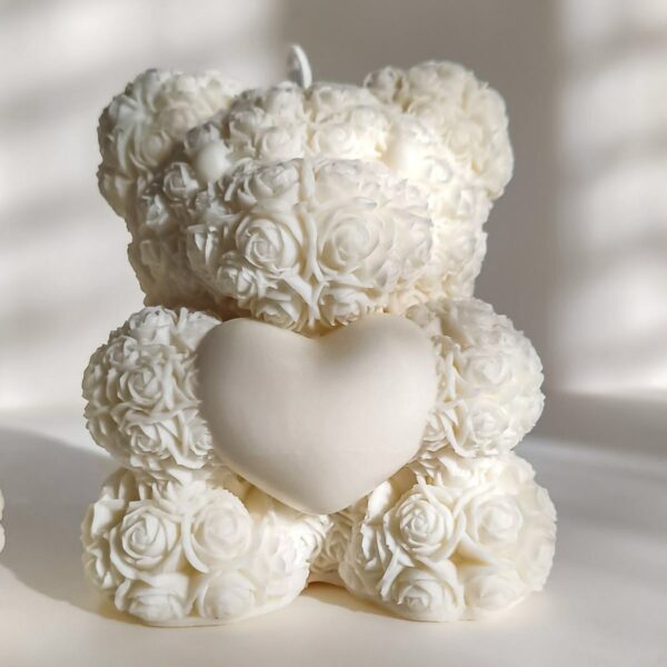 Bougie Ours d'amour (11cm - 13cm)
