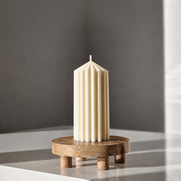 Bougie Eclat sculpté (15cm - 7cm)